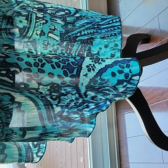 Kate & Mallory High Low Print Dress - Picture 6 of 8